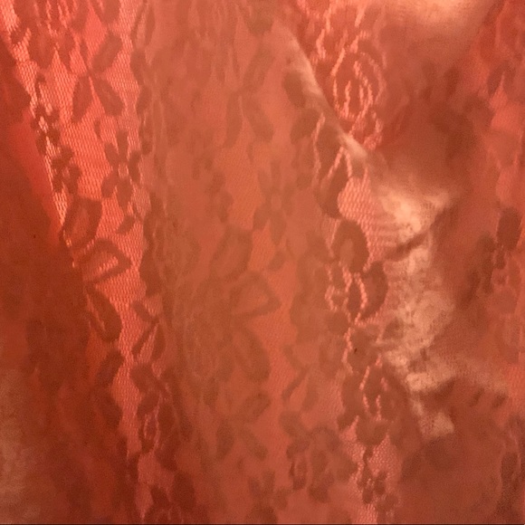 PINK tank top with sheer back - Picture 3 of 5